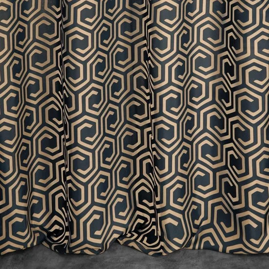 Zavjesa od oxford tkanine sa geometrijskim motivom  140x250 Juliet