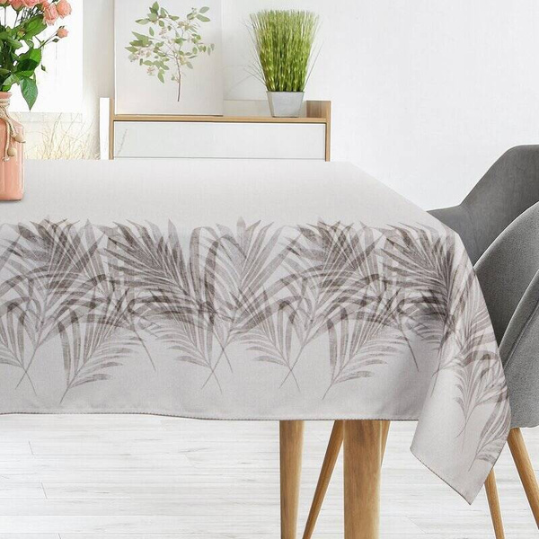 Stolnjak s otisnutim motivom palminog lišća 160x260 Ines 3