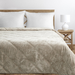 Baršunasti prekrivač za krevet 170x210 cm ukrašen prošivanjem Velvet  1