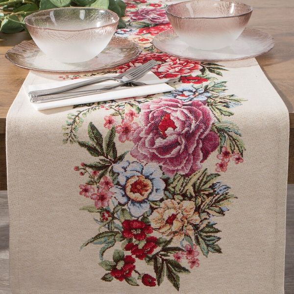 Goblen nadstolnjak 45x140 s printom ljetnih limuna