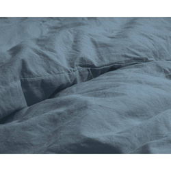 Plava pamučna posteljina 135x200 pakirana u atraktivnu Stone Washed vrećicu