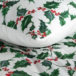 Božićna posteljina od mikrofibre s motivom božićne grane 220x200 TORI