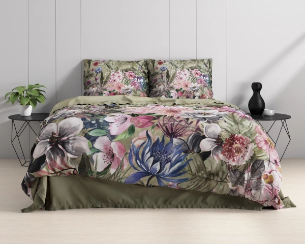 Pamučna posteljina 200x220 sa prekrasnim printom, 100% pamuk