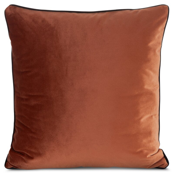 Jastučnica 60x60 od baršuna s nježnim sjajem i ukrasnim rubom Gaja