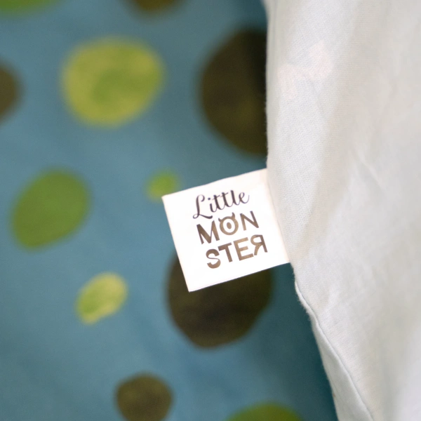 Dječja pamučna posteljina 140x220 s printom dinosaura + gratis pamučna torba