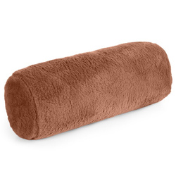 Jastuk, valjak 15x45 cm od mekane krznene tkanine NINA