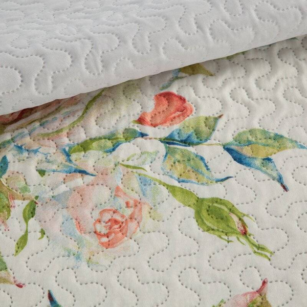 Lagani prekrivač s motivom ruže 170x210 Rosa ljetni pokrivač