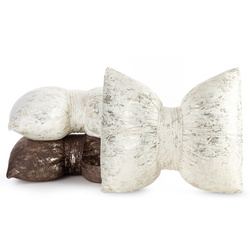 Jastuk u obliku mašne 45x55 cm od baršuna sa sjajnim uzorkom 