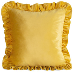 Baršunasta jastučnica 45x45 cm, ukrašena volanima na rubovima Brenda