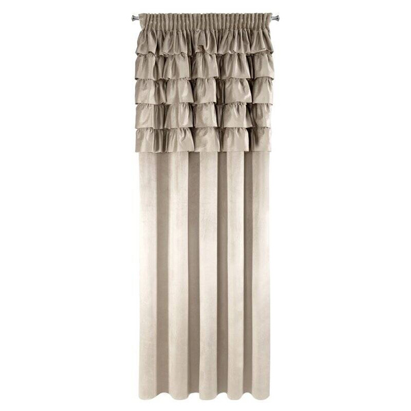 Zavjesa 140x270 na traci AURA s volanima