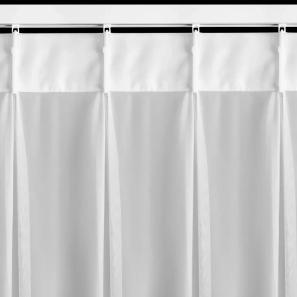 Zavjesa od glatkog mat voala 80x270 cm FLEX 1:1,5 - Lucy