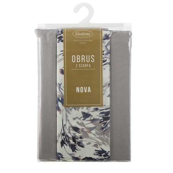 Set stolnjak 140x180 i nadstolnjak 33x180 ukrašen biljnim uzorkom ANITA 3