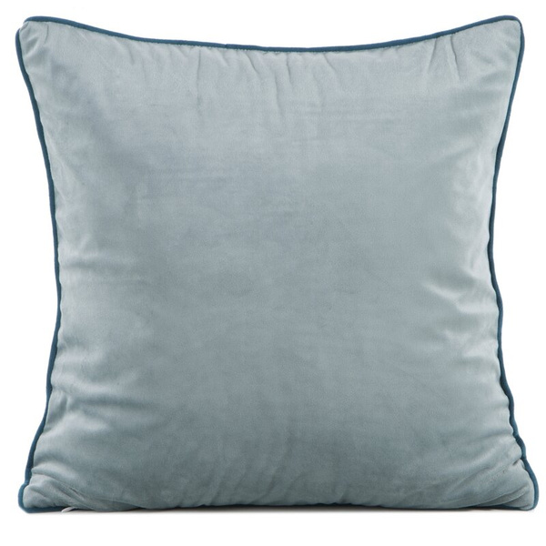 Jastučnica 60x60 od baršuna s nježnim sjajem i ukrasnim rubom Gaja