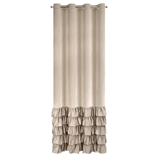 Baršunasta zavjesa ukrašena volanima,140x250 Dani