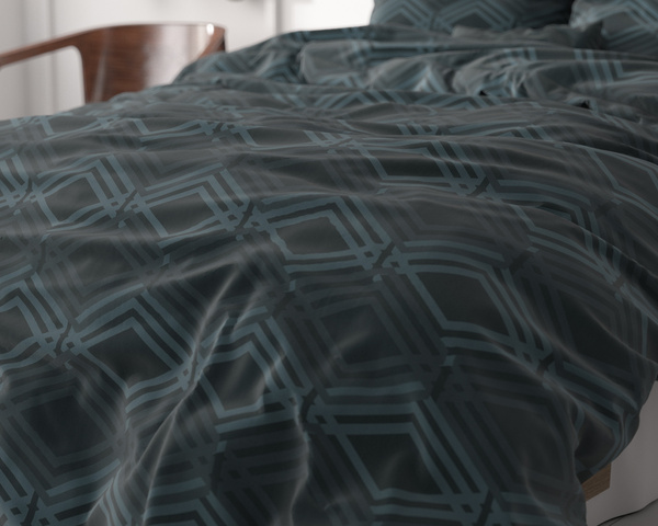 Set posteljine 140x200/220 od mikrovlakana sa čistim printom, nije potrebno glačanje