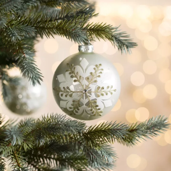 Staklena kugla za božićno drvce ∅ 8cm