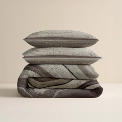 Posteljina od flanela 240x220 siva, mekana na dodir Marcus