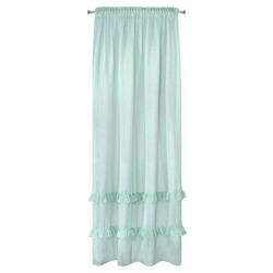 Mint zavjesa s volanima na dnu 140x270 s trakom Lorena