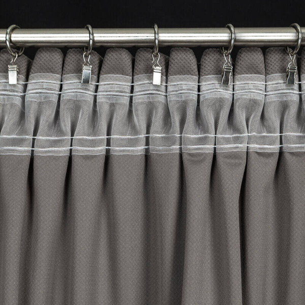 Baršunasta zavjesa 140x300 s finim strukturalnim uzorkom, gramature 200 g/m2 Milo