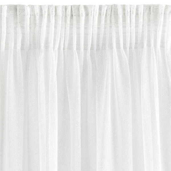 Gotova zavjesa bijela sa volanima na dnu 140x270 trakasta Ramona