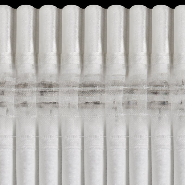 Srebrna zavjesa od sjajnog baršuna 140x270 cm traka - CAMERON