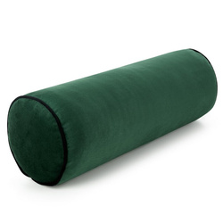 Ukrasni jastuk, valjak 15x45 od baršuna s kontrastnim rubom Gaja