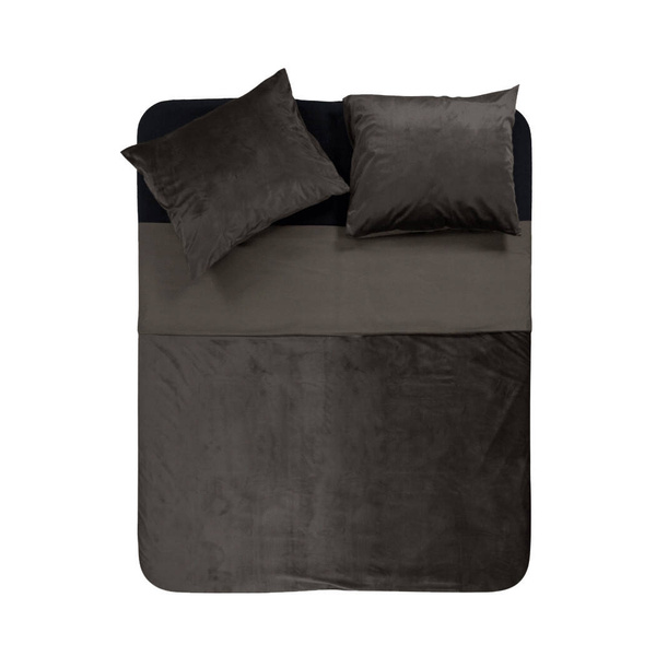 Baršunasta posteljina 200x220, mekana i topla Velvet Piping