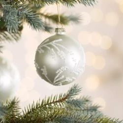 Staklena kugla za božićno drvce ∅ 8cm