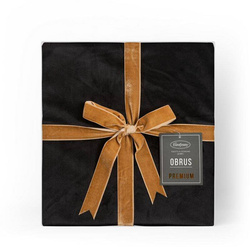 Stolnjak od glatkog baršuna s ukrasnom trakom 145x180 Velvet