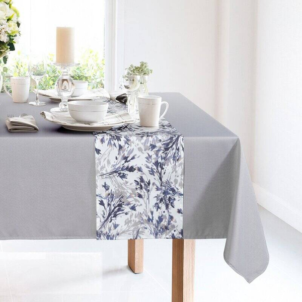 Set stolnjak 140x180 i nadstolnjak 33x180 ukrašen biljnim uzorkom ANITA 3