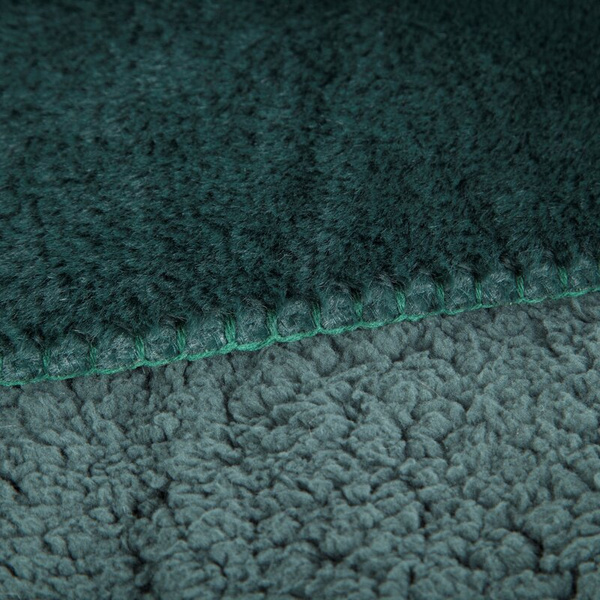 Zimska deka 170x210 cm, dvostrani prekrivač od ugodnog krzna i tkanine s uzorkom janjeće kože, NINA Premium