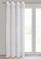 Gotova mrežasta zavjesa 140x250 ukrašena šenil koncem Clara