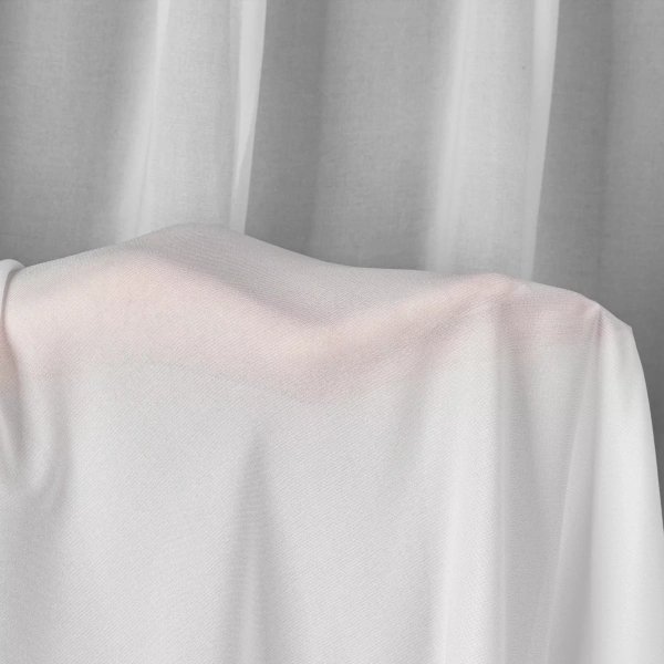 Bijela šifonska zavjesa 80x270 cm FLEX 1:1,5 - Ruby