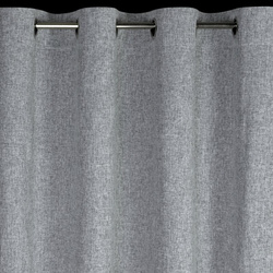 Zavjesa od mat tkanine s melange efektom, 140x250 cm, s ušicama - ADELINA