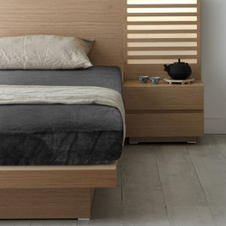 Debela flis plahta s gumicom 220x200 +30 cm 250 g/m2 FLANO