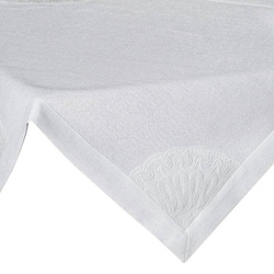 PREMIUM stolnjak 85x85 ukrašen rubom i vezenom čipkom ELEN 