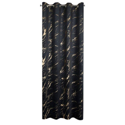 Gotova zavjesa 140x250 od baršuna ukrašena sjajnim mramorom Molly