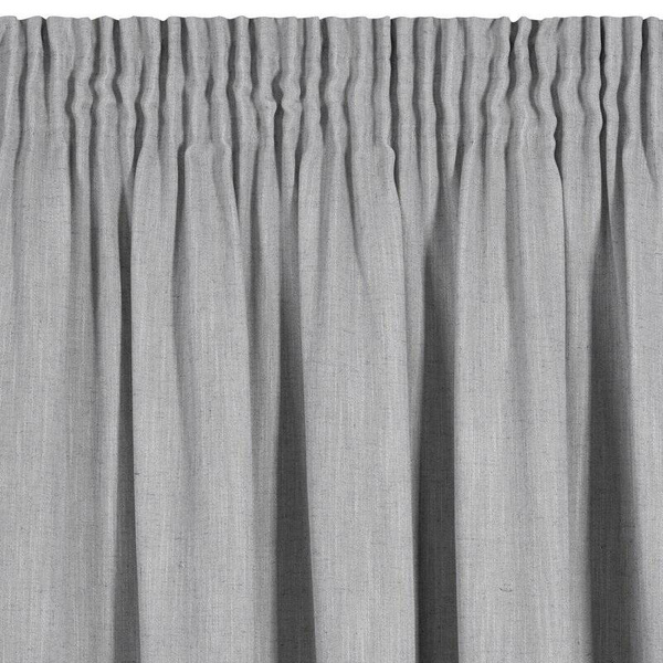 Zavjesa od tkanine s lanom u eko stilu 140x300 trakastaJudita