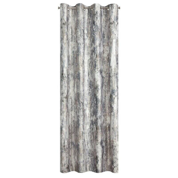 Baršunasta zavjesa sa srebrnim uzorkom, 140x250 cm - MALIA