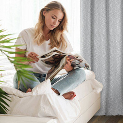 Zavjesa s malim čvorovima u eko stilu 140x260 Sandi