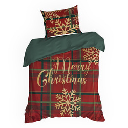 Božićna posteljina 140x200 cm, ranforce pamuk