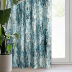 Baršunasta zavjesa sa srebrnim uzorkom, 140x250 cm - MALIA