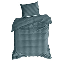 Premium prugasta posteljina za apartmane od pamučnog satena 140x200