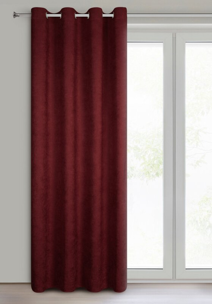 Bordo zavjesa s efektom brušene kože, 140x250- ADA