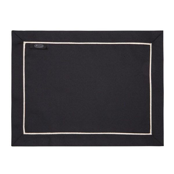 Set od 4 podmetači za stol s nježnim srebrnim obrubom 4 kom.  30x40 
