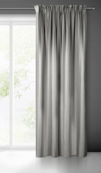 DIVA LINE Sjajna zavjesa na traci 140x270 s izrazitim tkanjem Essme