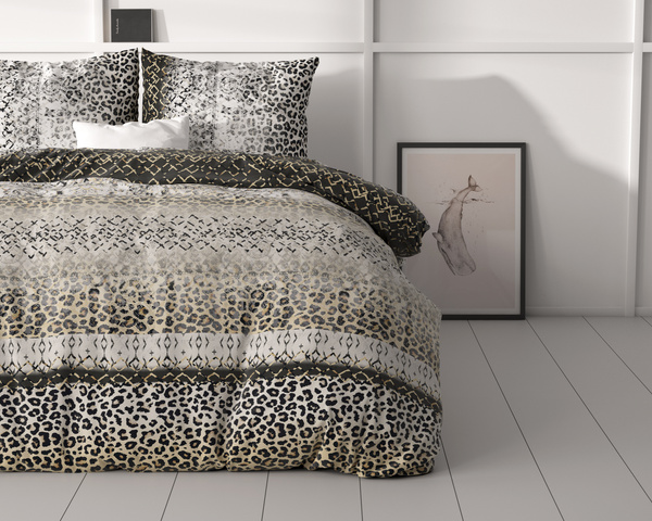 Set posteljine 140x200/220 od mikrovlakana sa čistim printom, nije potrebno glačanje