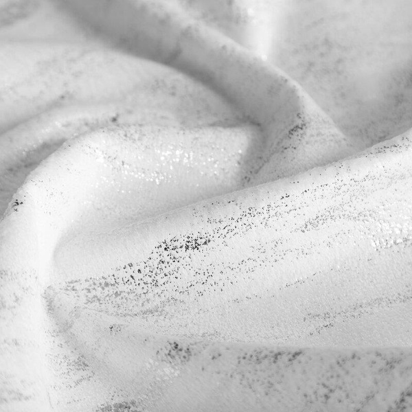 Baršunasta baršunasta zavjesa ukrašena istrošenim printom, 140x250 cm, rupice - ARNITA