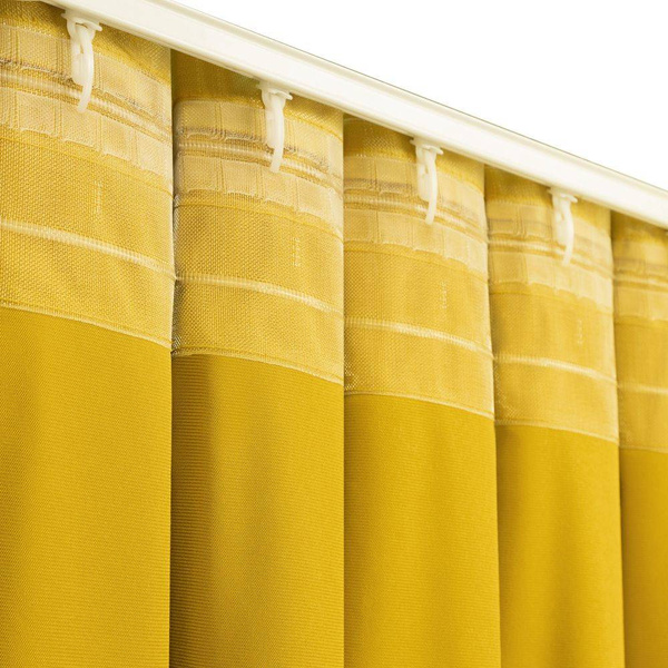 Zavjesa od glatkog i mekanog baršuna s flex trakom za stropne vodilice 140x300 Madlen