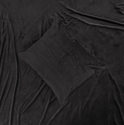 Baršunasta posteljina 200x220, mekana i topla Velvet Piping